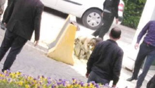 صورة نشرتها صحيفة "زمان" التركية لموقع الحادث