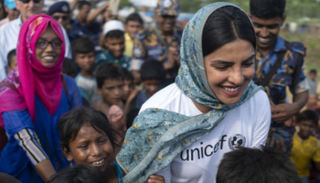 بيريانكا تشوبرا في مهمة إنسانية بـ