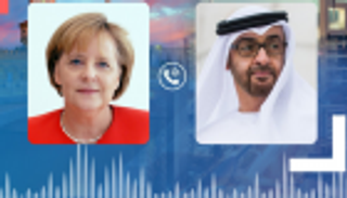 محمد بن زايد وميركل يبحثان هاتفيا علاقات التعاون