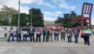 وقفة احتجاجية بجنيف للمطالبة بتحقيق دولي في مقتل فلسطيني بتركيا