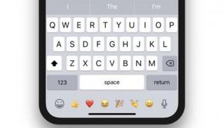 لوحة مفاتيح آيفون 