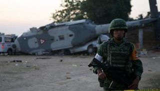 سقوط طائرة مكسيكية - رويترز