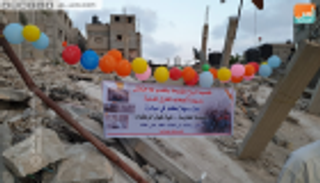 بالصور.. "مقلوبة المقاومة".. تُعيد الحياة فوق الركام بغزة 