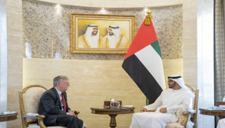 الشيخ محمد بن زايد وجون بولتون