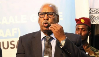 حاكم ولاية غلمدغ الصومالية أحمد دعالي حاف