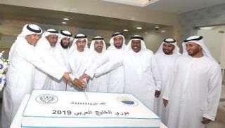 من زيارة وفد النصر لنادي الشارقة