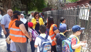 منى محرز نائبة وزير الزراعة بمصر تتفقّد حديقة الحيوان