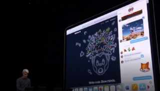 لحظة الكشف عن نظام iPad OS