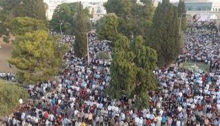 صلاة العيد في المسجد الأقصى