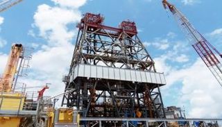 منصة نفط تابعة لشركة بريتيش بتروليوم في خليج المكسيك - رويترز