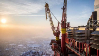 أحد حفارات النفط في روسيا