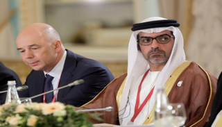 الشيخ حامد بن زايد آل نهيان يحضر جلسات المنتدى
