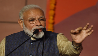 ناريندرا مودي رئيس الوزراء الهندي