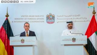 وزير الخارجية الإماراتي ونظيره الألماني