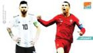إنفوجراف.. رونالدو يتقدم على ميسي بلقبين في صراعهما الدولي