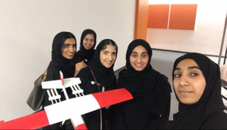 الطالبات المشاركات في المشروع 