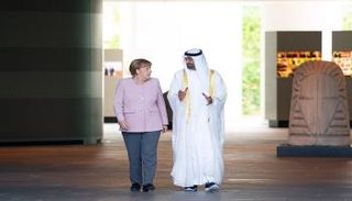 الشيخ محمد بن زايد وأنجيلا ميركل 