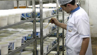 أحد معامل تصنيع الألبان في إيران - أرشيفية