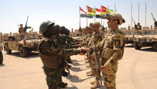 انطلاق تدريب عسكري لدول تجمع الساحل والصحراء بمصر