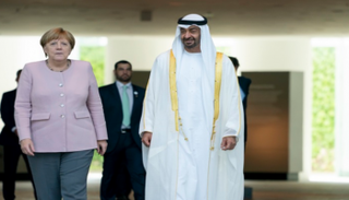 الشيخ محمد بن زايد آل نهيان وأنجيلا ميركل