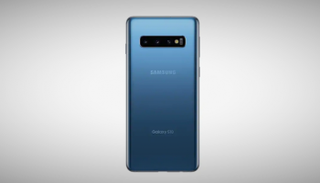 هاتف جالاكسي S10 باللون الأزرق