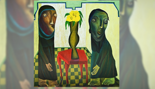 من لوحات معرض الفنان السوداني صلاح المر