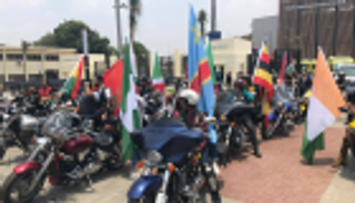 مسيرة بالدراجات البخارية للترويج لكأس أمم أفريقيا في مصر 