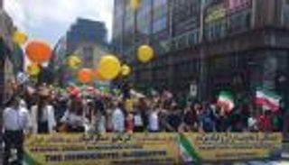 مظاهرات للجالية الإيرانية ببروكسل تطالب بسياسات حازمة ضد طهران