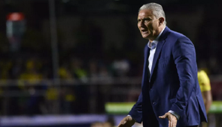 تيتي أثناء المباراة