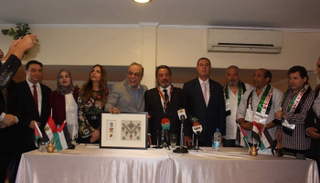 جانب من تكريم الممثل المصري يوسف شعبان