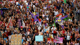 مظاهرة حاشدة في سويسرا