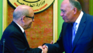 وزيرا خارجية مصر وفرنسا يبحثان التطورات بالخليج والسودان