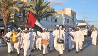 جانب من مشاركة الإمارات في مهرجان طانطان المغربي