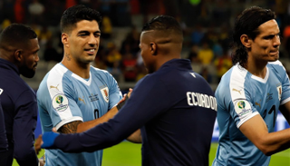 لويس سواريز مهاجم برشلونة والأوروجواي