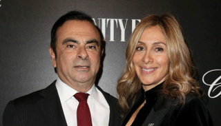 كارلوس غصن وزوجته كارول