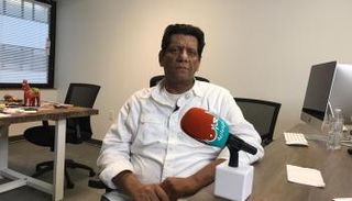  محمد فوزي المصور الحربي السابق بقناة الجزيرة خلال حديثة لـ