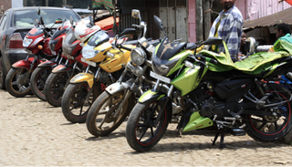 دراجات نارية في العاصمة الإثيوبية