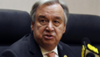 جوتيريس يبدي قلقه من إسقاط إيران "درون" أمريكية