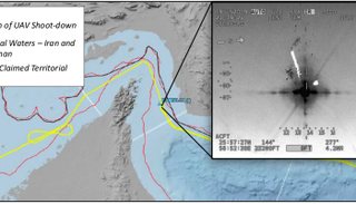 مسار الطائرة التي أسقطتها إيران
