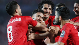 لاعبو مصر من مباراة الافتتاح