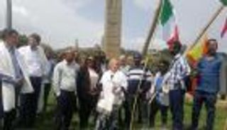 وفد إيطالي يتفقد مسلات أكسوم الأثرية في إثيوبيا