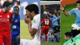 فيديوجراف.. تاريخ سواريز المثير للجدل.. عنصرية وقضم وغطس