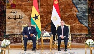 السيسي يلتقي توت جلواك مبعوث رئيس جمهورية جنوب السودان 