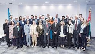 جانب من حضور المؤتمر الصحفي لـ"اجتماع المناخ"