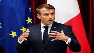 الرئيس الفرنسي إيمانويل ماكرون 