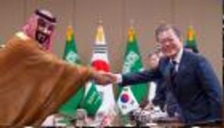 اجتماع استثنائي بين ولي العهد السعودي وقادة المجموعات الخمس الكورية