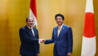 السيسي وآبي يناقشان الاستعداد للقمة الأفريقية اليابانية 