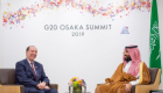 ولي العهد السعودي يبحث مجالات التعاون مع البنك الدولي