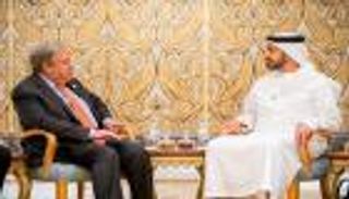 عبدالله بن زايد يستقبل جوتيريس.. وإشادة أممية بدور الإمارات الإنساني