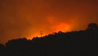 حرائق الغابات في إسبانيا